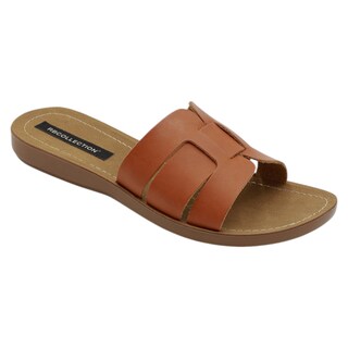 Foto 1 | Foto 1 | Sandalias Rbcollection Piel Vegana Café para Mujer