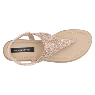 Foto 4 | Foto 4 | Sandalias de Pisl Oro con Pedrería para Mujer