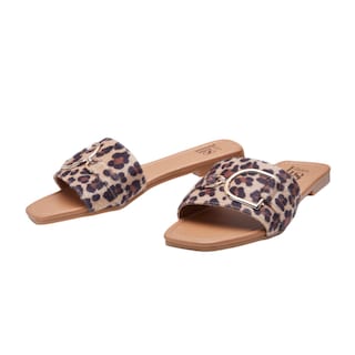 Foto 2 | Foto 2 | Sandalia Calzado Watanabe Color Multicolor Animal Print Plana Herraje