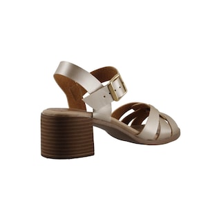 Foto 3 | Foto 3 | Sandalia De Vestir Vitalia 728 Hueso Dama Tacon Bajo Huarache Casual Talla 22 A 26.5 M