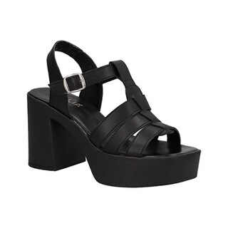 Foto 2 | Foto 2 | Zapato Tacón Ancho Vitalia 423 Negro Para Dama Plataforma Casuales Tallas 22 A 26.5 M