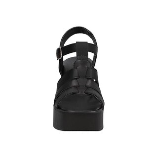 Foto 5 | Foto 5 | Zapato Tacón Ancho Vitalia 423 Negro Para Dama Plataforma Casuales Tallas 22 A 26.5 M