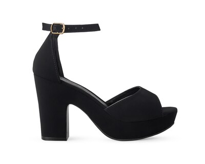 Foto 2 | Foto 2 | Sandalia Color Negro Hebilla Material Sintético