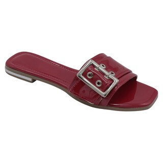 Foto 1 | Foto 1 | Sandalias De Piso Exterior Charol Color Rojo Para Mujer De Rbbasics