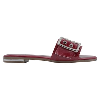 Foto 2 | Foto 2 | Sandalias De Piso Exterior Charol Color Rojo Para Mujer De Rbbasics