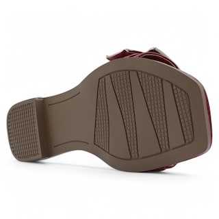 Foto 4 | Foto 4 | Sandalias De Piso Exterior Charol Color Rojo Para Mujer De Rbbasics
