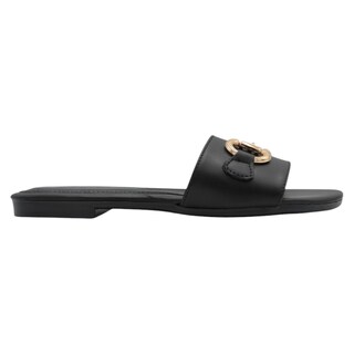 Foto 2 | Foto 2 | Sandalias De Piso Exterior Piel Vegana Color Negro Para Mujer De Rbbasics