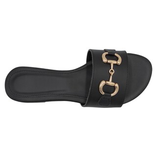 Foto 3 | Foto 3 | Sandalias De Piso Exterior Piel Vegana Color Negro Para Mujer De Rbbasics
