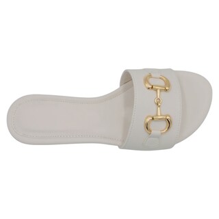 Foto 3 | Foto 3 | Sandalias De Piso Exterior Piel Vegana Color Blanco Para Mujer De Rbbasics