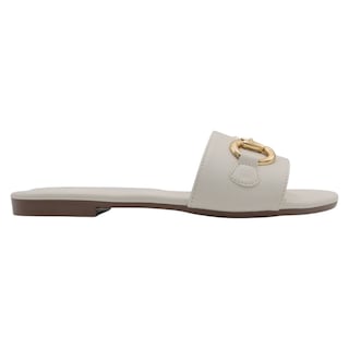 Foto 2 | Foto 2 | Sandalias De Piso Exterior Piel Vegana Color Blanco Para Mujer De Rbbasics