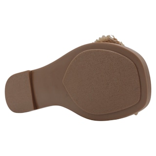 Foto 4 | Foto 4 | Sandalias De Piso Exterior Piel Vegana Color Café Para Mujer De Rbcollection