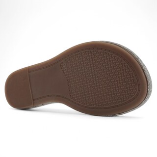 Foto 4 | Foto 4 | Sandalias De Piso Exterior Textil Color Plata Para Mujer De Rbcollection