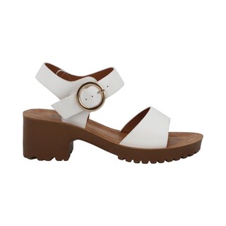 Foto 1 | Foto 1 | Zapatillas Vosse Mujer Correas Tacones Hebillas Blanco