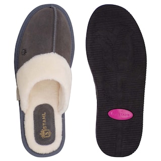 Foto 3 | Foto 3 | Pantufla Stahl 3926 color Gris de Gamuza para Mujer