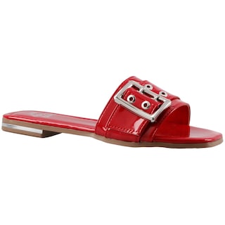 Foto 2 | Foto 2 | Sandalia De Mujer Head Over Heels\t1078 Color Campari Charol Sandalia De Piso Casual Talla 23 A 26
