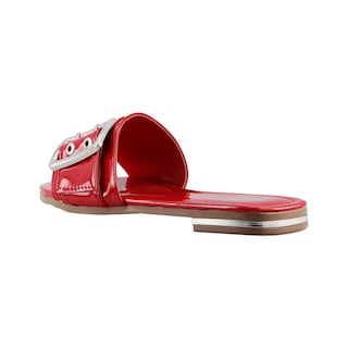 Foto 4 | Foto 4 | Sandalia De Mujer Head Over Heels\t1078 Color Campari Charol Sandalia De Piso Casual Talla 23 A 26