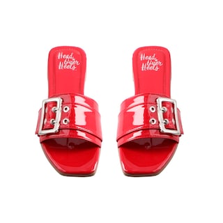 Foto 6 | Foto 6 | Sandalia De Mujer Head Over Heels\t1078 Color Campari Charol Sandalia De Piso Casual Talla 23 A 26