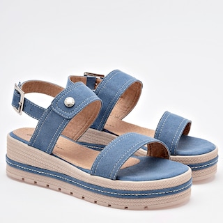 Foto 2 | Foto 2 | Sandalias Been Class Color Azul Para Mujer