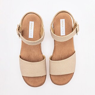 Foto 3 | Foto 3 | Moramora Sandalia Para Mujer Beige Cod.132634