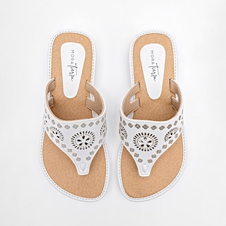 Foto 3 | Foto 3 | Mora Tierra Sandalia Para Mujer Blanco Cod.132513