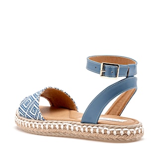 Foto 3 | Foto 3 | Lady One Sandalia Para Mujer Azul Blanco Cod.132336