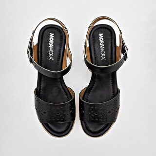 Foto 3 | Foto 3 | Moramora Sandalia Para Mujer Negro Cod.132550