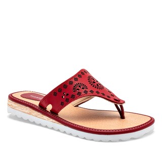 Foto 1 | Foto 1 | Mora Tierra Sandalia Para Mujer Rojo Cod.132515