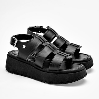 Foto 2 | Foto 2 | Moramora Sandalia Para Mujer Negro Cod.132604