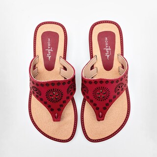 Foto 3 | Foto 3 | Mora Tierra Sandalia Para Mujer Rojo Cod.132515