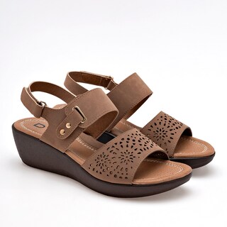 Foto 2 | Foto 2 | Dva Sandalia Para Mujer Camel Cod.132050