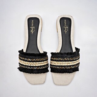 Foto 3 | Foto 3 | Mora Tierra Sandalia Para Mujer Negro Beige Cod.133070