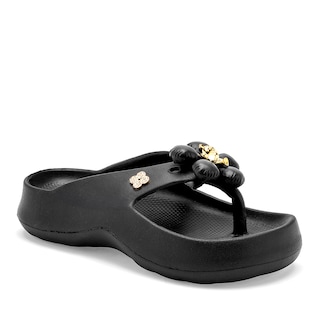 Foto 1 | Foto 1 | Eva Moda Sandalia Para Mujer Negro Cod.133340