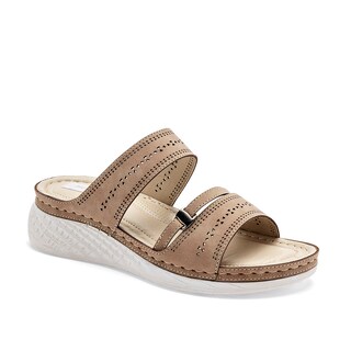 Foto 1 | Foto 1 | Mora Confort Sandalia Para Mujer Beige Cod.132480
