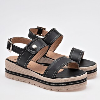 Foto 2 | Foto 2 | Been Class Sandalia Para Mujer Negro Cod.131846