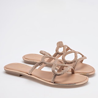 Foto 2 | Foto 2 | Sandalias Diva Color Dorado Rosa Para Mujer