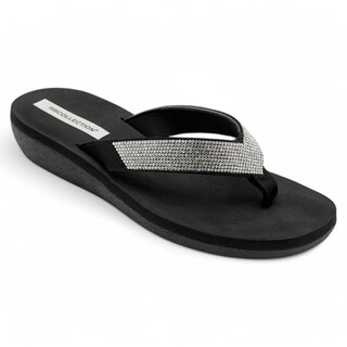Foto 2 | Foto 2 | Sandalias De Piso Exterior Textil Color Negro Para Mujer De Rbcollection