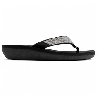 Foto 3 | Foto 3 | Sandalias De Piso Exterior Textil Color Negro Para Mujer De Rbcollection