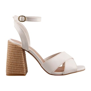 Foto 1 | Foto 1 | Sandalia Mujer Miracol By Mama Lola 8422 Latte Tacon Alto Casual Dama Talla 23 A 26 E