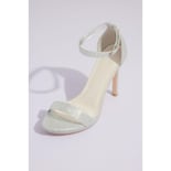 Sandalias Con Tacón De Aguja David's Bridal Plateado