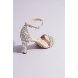 Foto 2 | Foto 2 | Sandalias De Tacón Con Perlas David's Bridal Rosa Claro