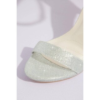 Foto 2 | Foto 2 | Sandalias Con Tacón De Aguja David's Bridal Plateado
