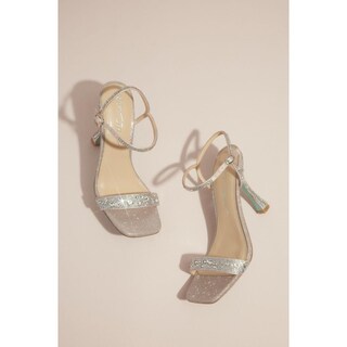 Foto 3 | Foto 3 | Sandalias Con Tacón Bajo David's Bridal Rosa Claro