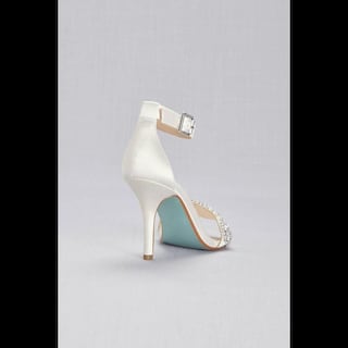 Foto 2 | Foto 2 | Sandalias Con Tacón De Aguja Y Pedrería David's Bridal Beige