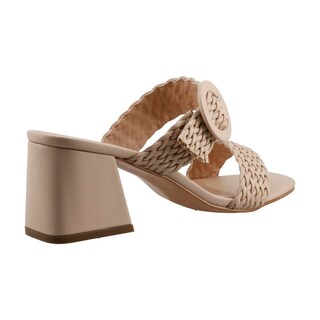 Foto 3 | Foto 3 | Zapato Mujer Miracol By Mama Lola 8719 Avena Tacon Ancho Dama Talla 23 A 26 M