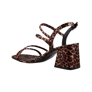 Foto 4 | Foto 4 | Sandalia Mujer Miracol By Mama Lola 8715 Cafe Animal Print Sandalia Mujer Tacon Ancho Dama Talla 23 A 27 M