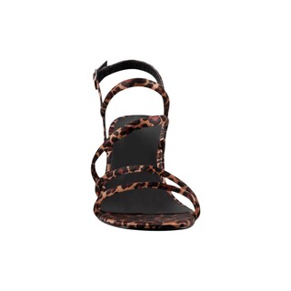 Foto 5 | Foto 5 | Sandalia Mujer Miracol By Mama Lola 8715 Cafe Animal Print Sandalia Mujer Tacon Ancho Dama Talla 23 A 27 M