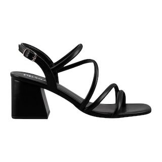 Foto 1 | Foto 1 | Sandalia Mujer Miracol By Mama Lola 8715 Negro Sandalia Mujer Tacon Ancho Dama Talla 23 A 26 M