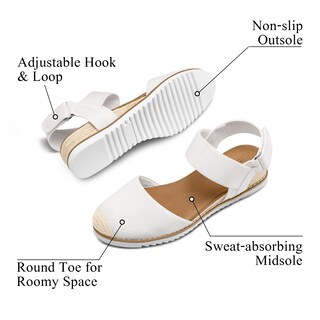 Foto 2 | Foto 2 | Sandalias Mysoft Para Mujer, Cuña Baja, Punta Cerrada, Cómodas - Venta Internacional.