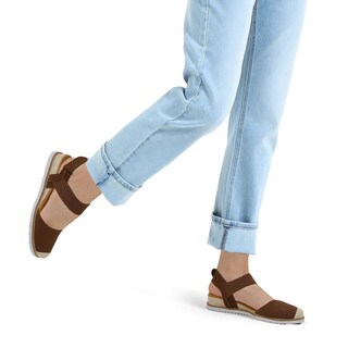 Foto 6 | Foto 6 | Sandalias Mysoft Para Mujer, Cuña Baja, Punta Cerrada, Cómodas - Venta Internacional.