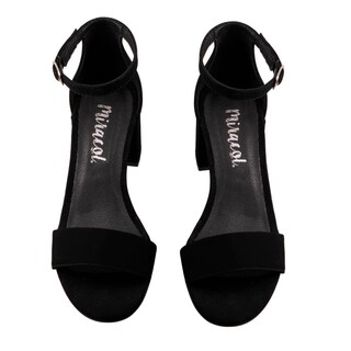 Foto 6 | Foto 6 | Sandalia Para Mujer Miracol By Mama Lola 2047 Negro Sandalia Casual De Vestir Para Dama Talla 23 A 26 E